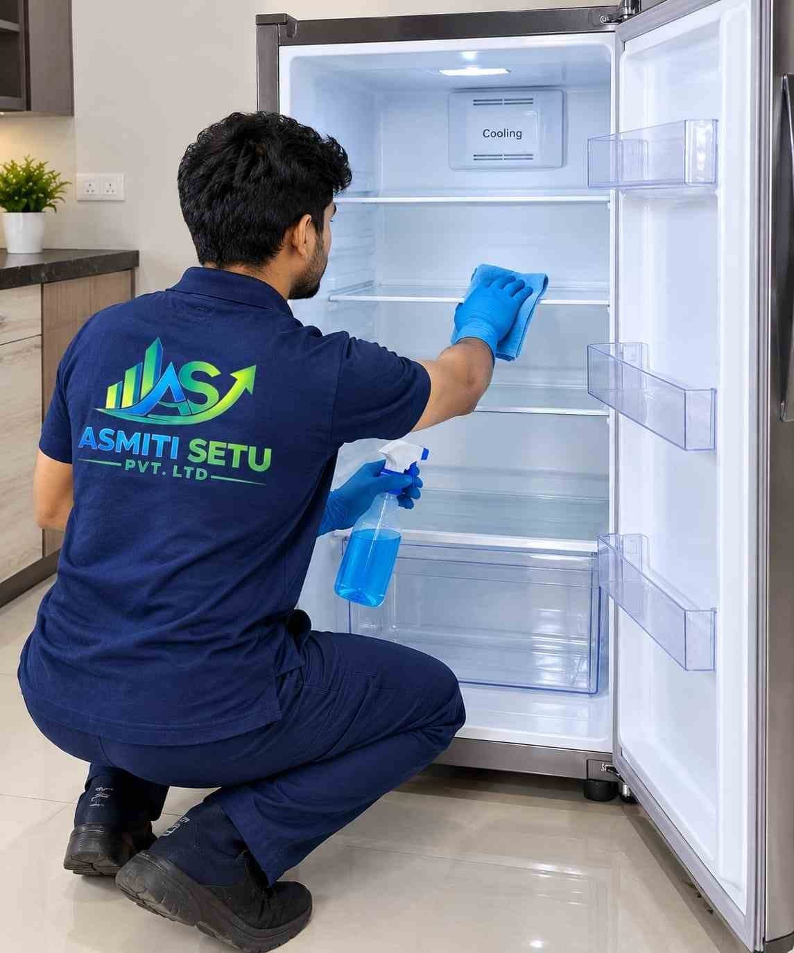 Single Door Fridge Cleaning